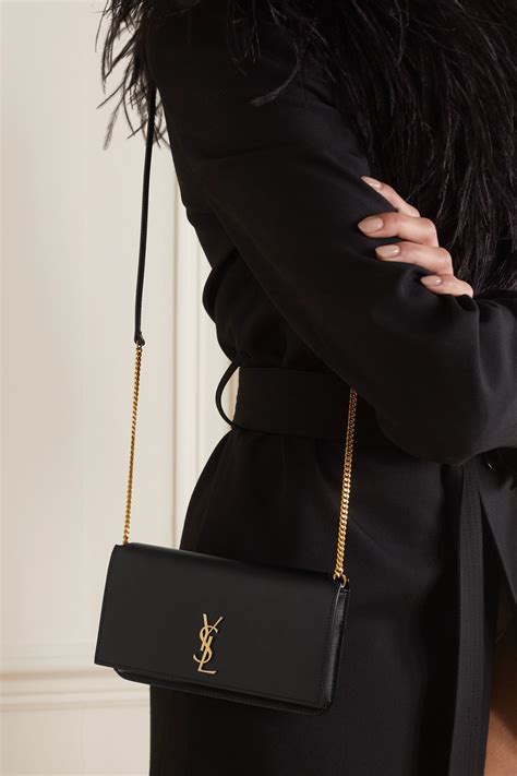 ysl monogram leather shoulder strap phone case|CASSANDRE phone holder in smooth leather .